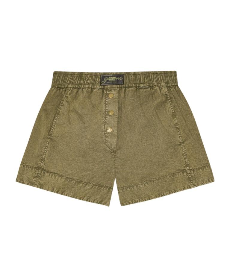 ganni-028-Washed-Cotton-Shorts