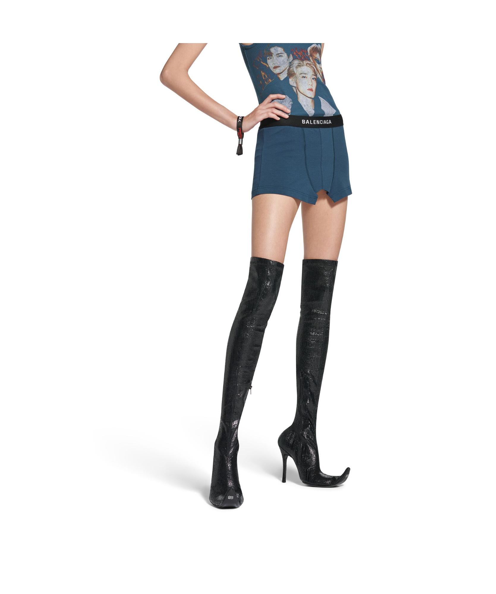 スカート BALENCIAGA 'Cut Off Brief' skirt Balenciaga Cut-Off Brief Skirt in Blue | Lyst