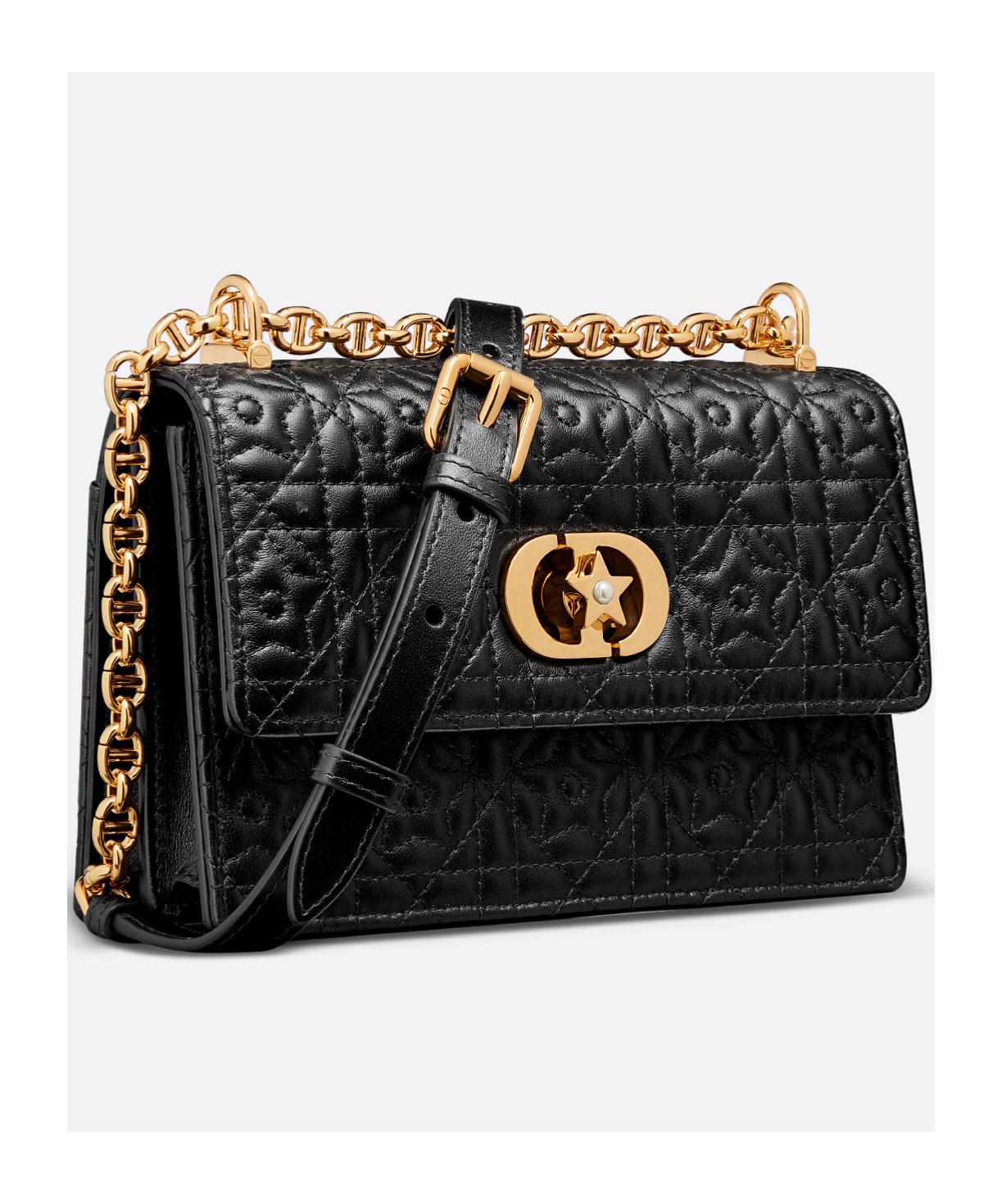 Dior Miss Caro Mini Bag in Black | Lyst
