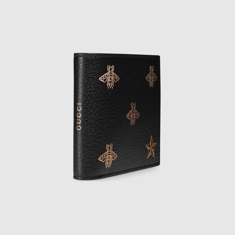 小物 Gucci Bifold Wallet Bee Star Gucci Bee Star Wallet in Black for Men | Lyst