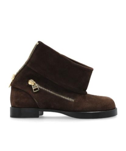 ショートブーツ・ブーティ J W ANDERSON Chain Ankle Boots in Black Leather Chain leather ankle boots in black - JW Anderson | Mytheresa