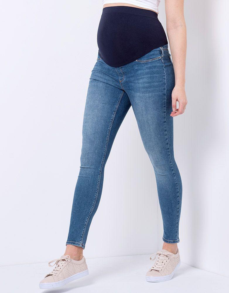 Seraphine Denim Over Bump Super-skinny Maternity Jeans in Blue - Lyst