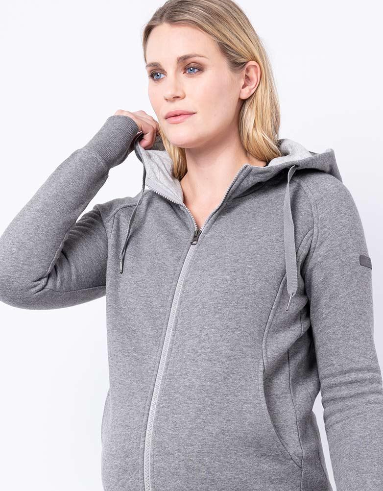 Seraphine Cotton 3 In 1 Maternity Hoodie in Gray - Lyst