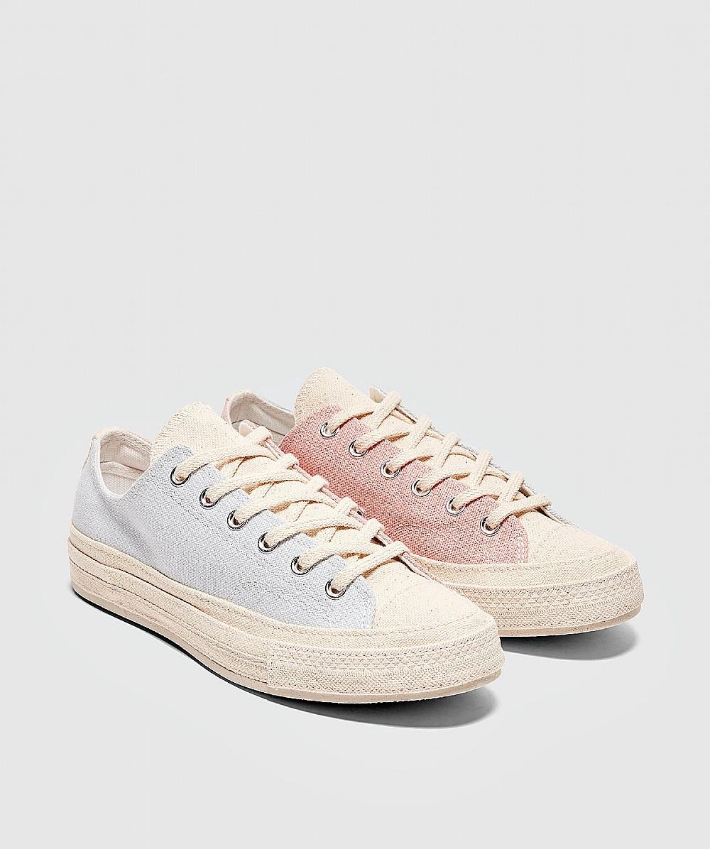 Converse Pink And Blue Renew Cotton Chuck 70 Ox Sneakers for Men | Lyst