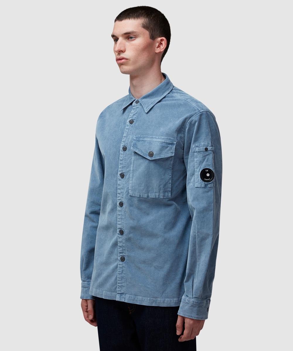 Company Corduroy Lens Overshirt in Blue for Men Lyst UK