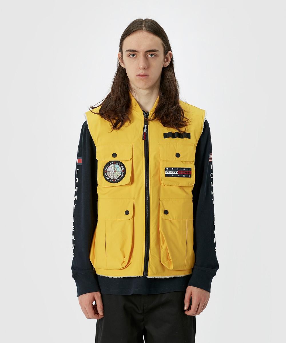 tommy jeans reversible gilet