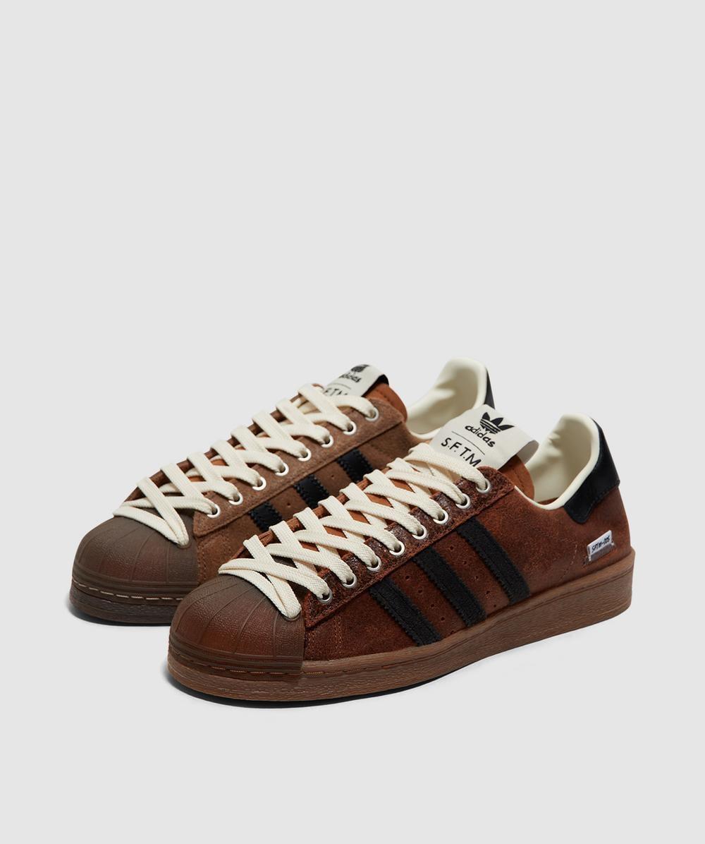 adidas X Sftm Superstar 82 Sneaker in Brown for Men | Lyst
