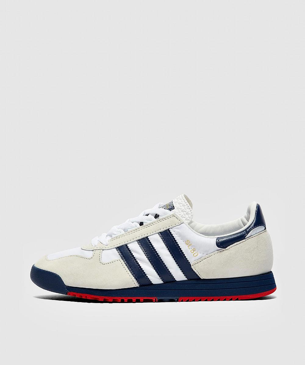 adidas Sl80 Sneaker in White/Navy (Blue) for Men | Lyst سيتي هوم