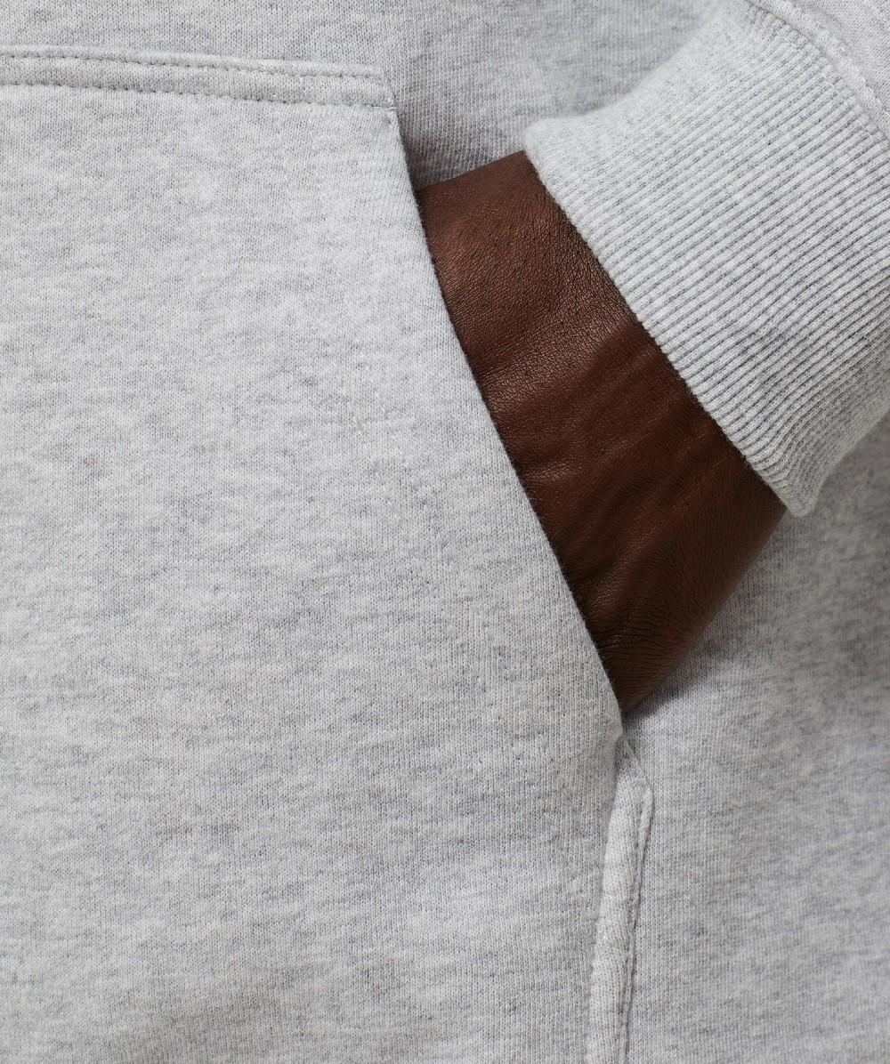Stussy Fleece Design Applique Hoodie in Grey (Grey) for Men | Lyst 