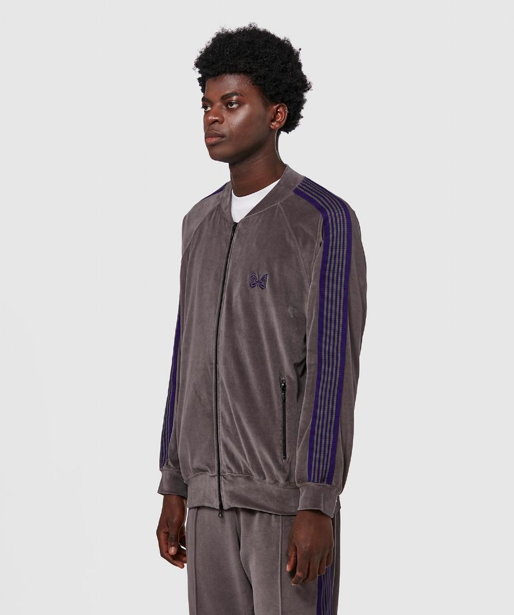 needles velour track jacket