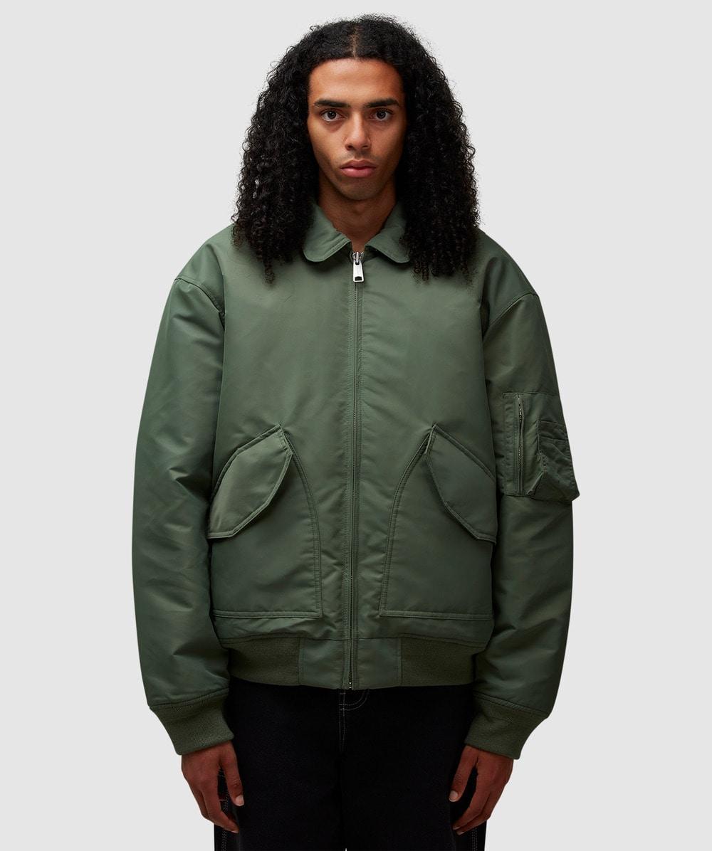 Carhartt Olten Bomber Jacket (Duck / Turmeric in Green for Men | Lyst