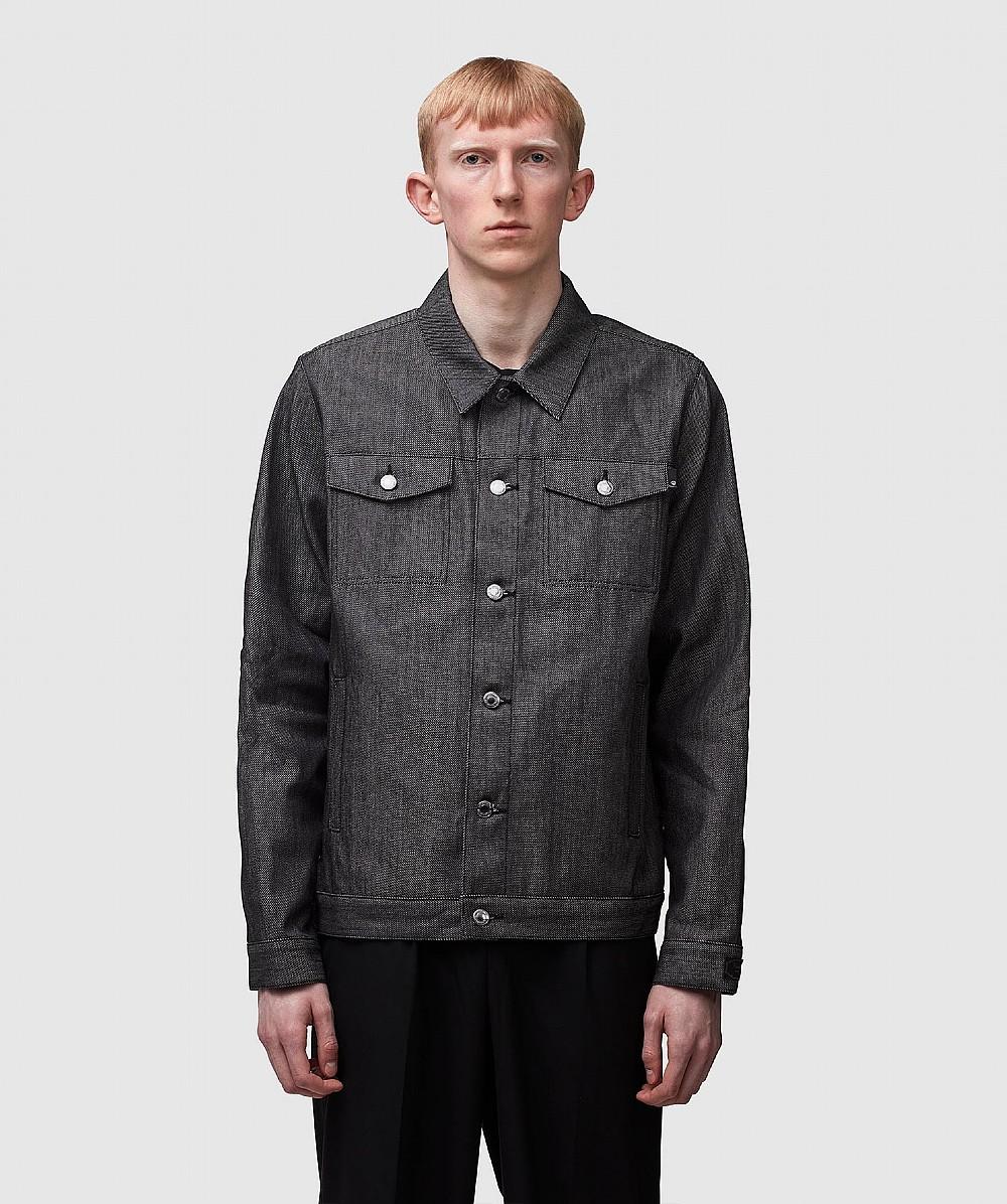 Undercover Cindy Sherman Denim Trucker Jacket in Gray for