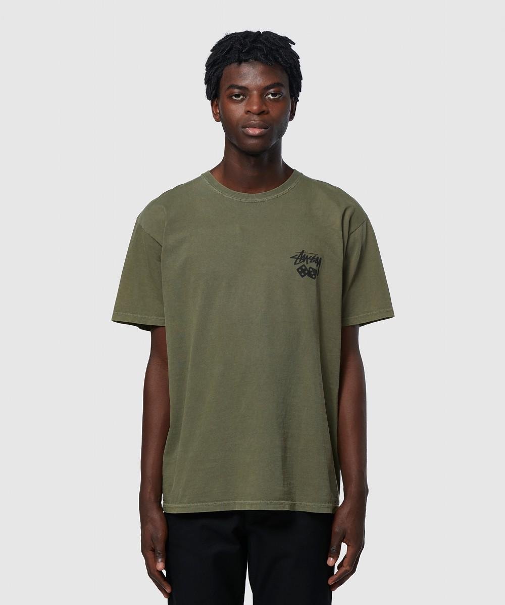 Stussy Dice Tee in Green for Men | Lyst