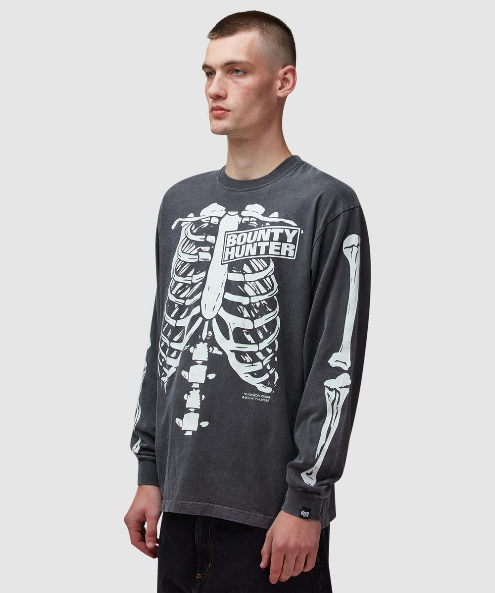 Neighborhood X Bounty Hunter Long Sleeve T-Shirt in Gray for Men