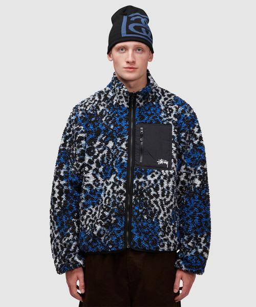 Champion sherpa trim top mens puffer jacket