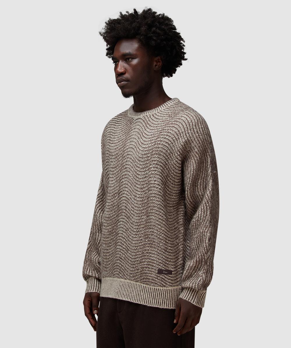 DIME wave cable knit sweater ブラウン Dime Mohair Wave Knit Sweater (Camel in Brown for Men | Lyst UK