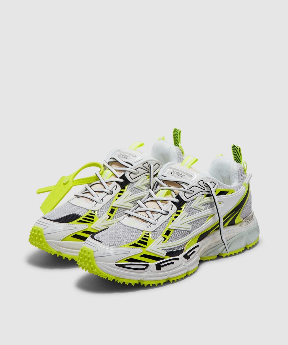 Off white shoes neon green deals