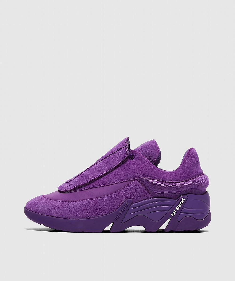 raf simons antei oversized suede runner