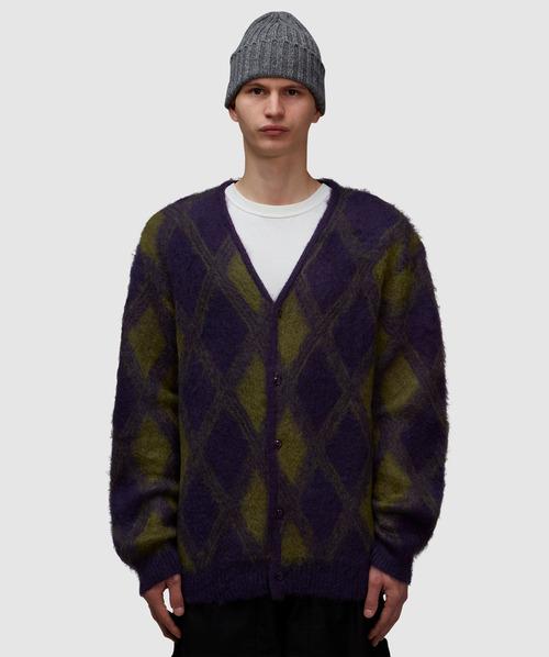 Needles Mohair Cardigan in Blue for Men | Lyst 