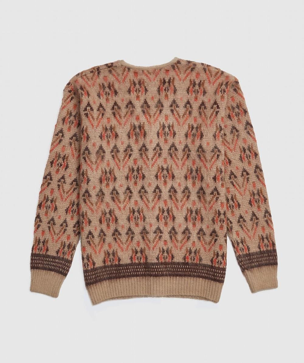 needles mohair cardigan triangle