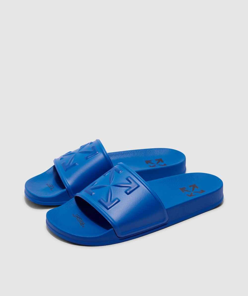 Off-White c/o Virgil Abloh Arrow Slider in Blue for Men | Lyst