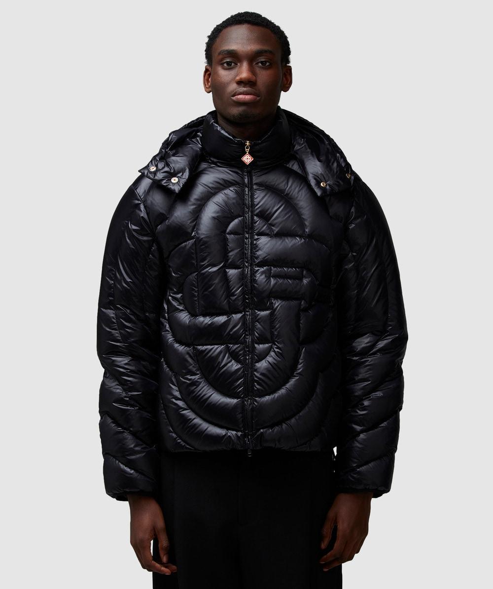 Casablanca ファイヤーマンジャケット CASABLANCA Quilted Puffer Jacket ( in Black for Men | Lyst