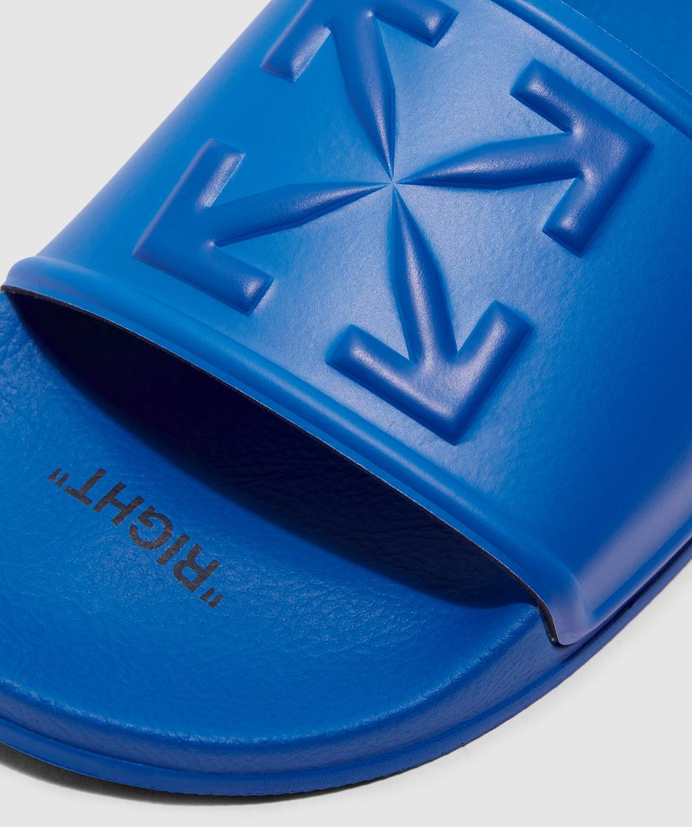 Off-White c/o Virgil Abloh Arrow Slider in Blue for Men | Lyst