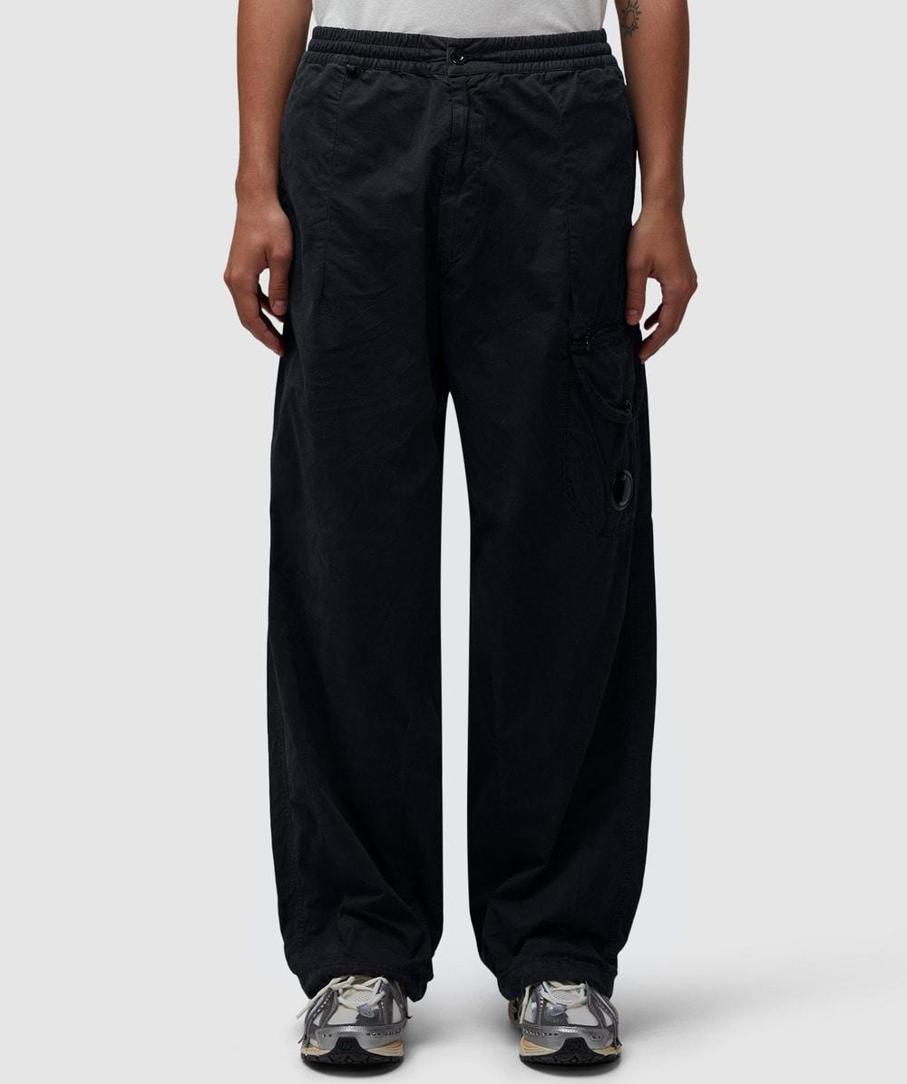 C.P. Company Microreps Boxy Lens Cargo Pant in Black for Men