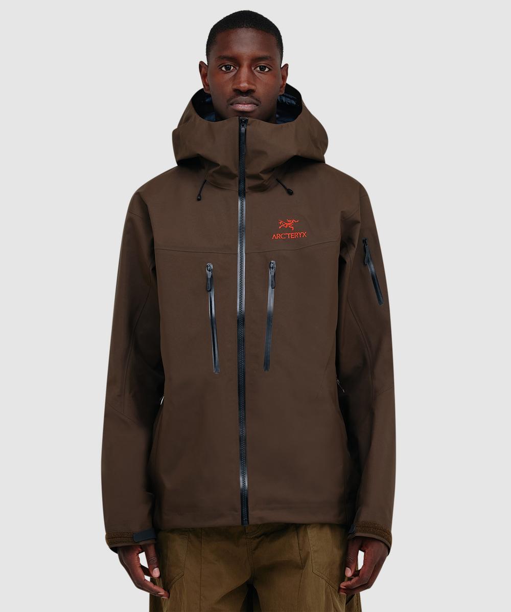 Arc'teryx Alpha Sv Jacket (Carob/ Dynasty in Brown for Men | Lyst