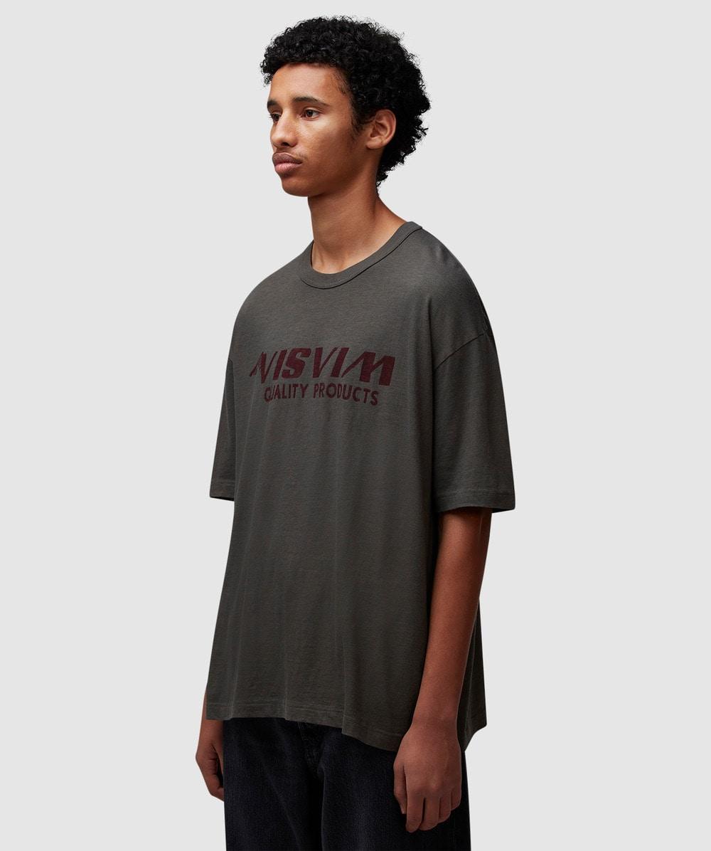 Tシャツ・カットソー VISVIM FW24 SHIRT WITH LOGO (0124205011011 BLACK) VS0124205010022-FRONT_grande.