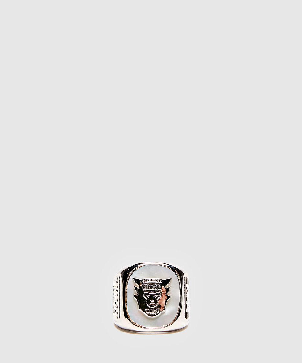 Human Made College Ring Silver in Metallic for Men | Lyst