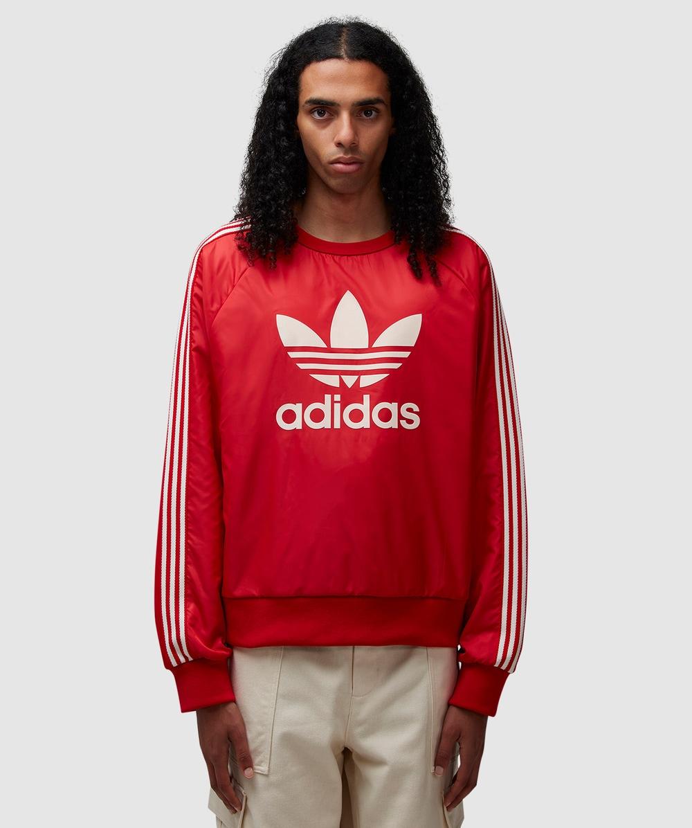 red adidas crew neck sweatshirt