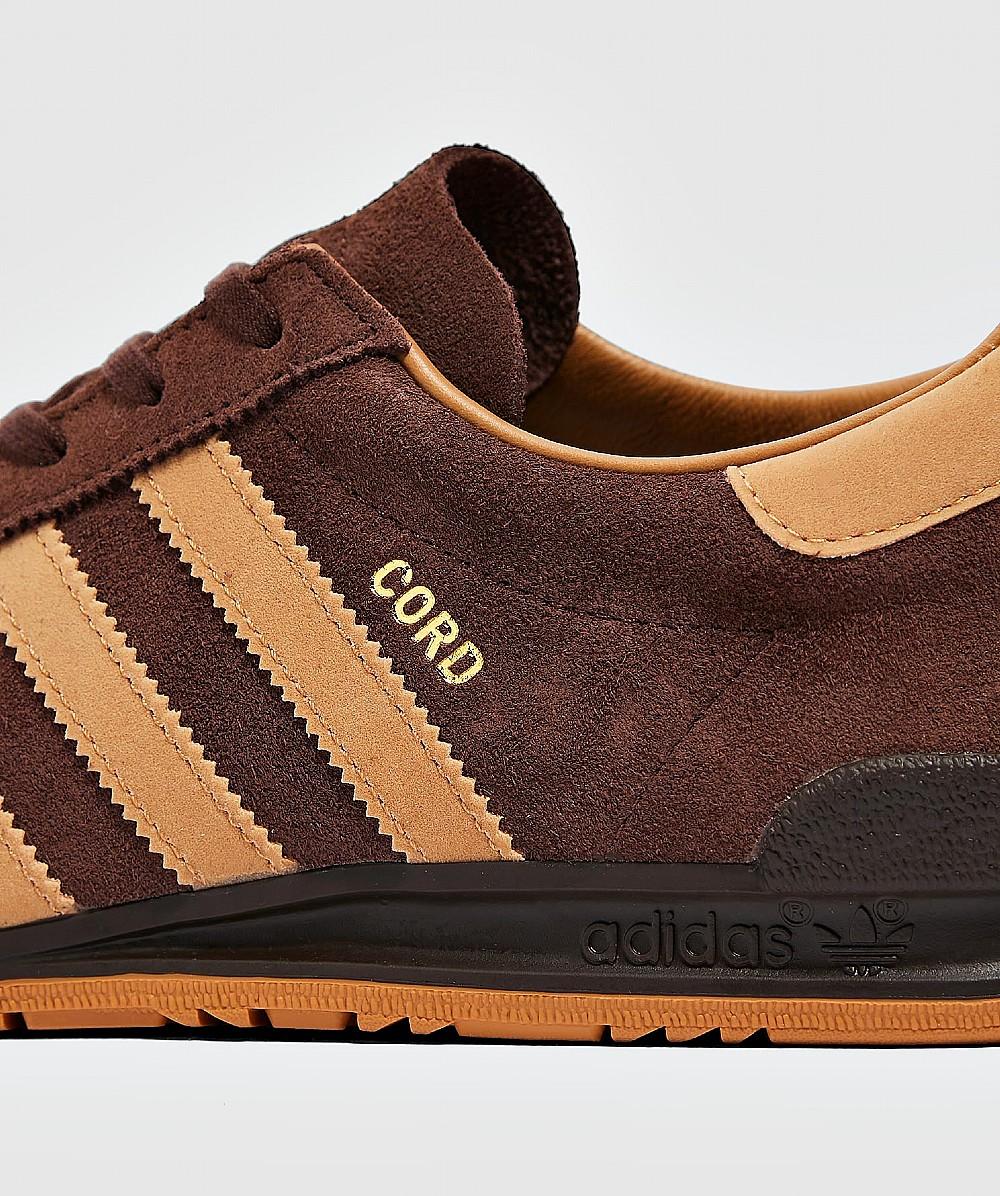 adidas brown leather sneakers