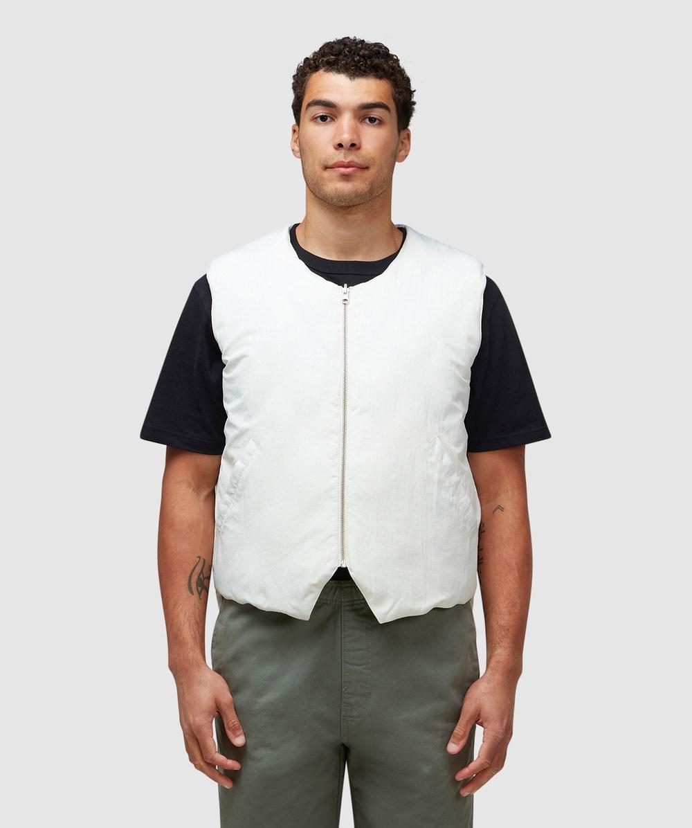 Stussy Reversible Quilted Vest in White for Men | Lyst