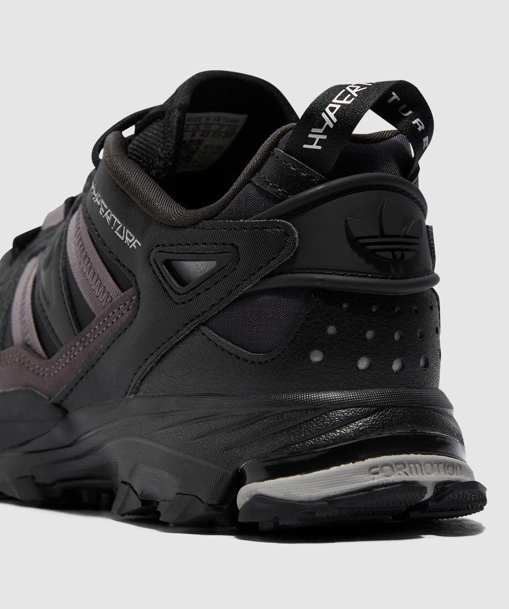 新品 adidas hyperturf adventure black us9 adidas Originals Hyperturf Adventure sneakers in black | ASOS