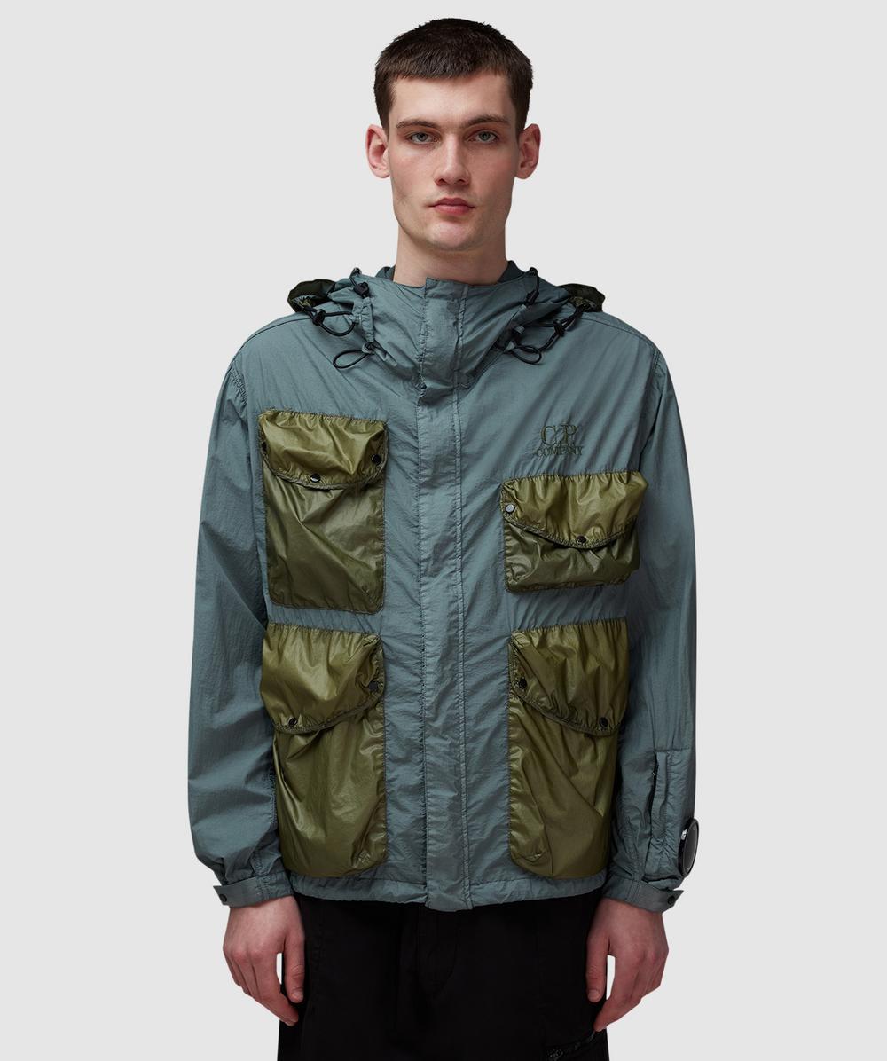 ジャケット・アウター C.P. Company Taylon Mixed Goggle Jacket C.P. Company Taylon L Mixed Goggle Jacket in Green for Men