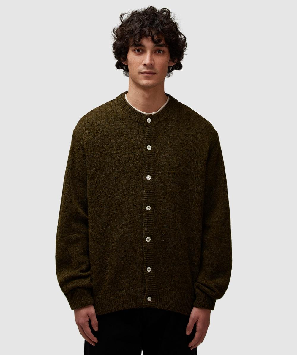 Noah Shetland Cardigan in Brown for Men | Lyst UK