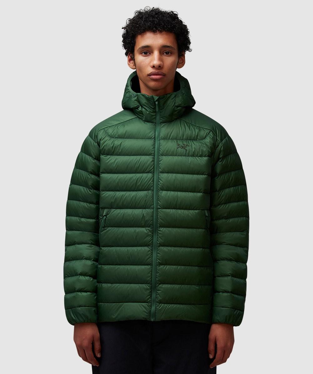 Arc'teryx Hooded Down Insulated Jacket in Green for Men | Lyst