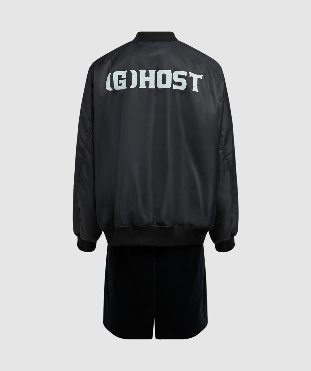 Raf Simons Ghost Print Bomber With Undercoat in Blue for Men | Lyst