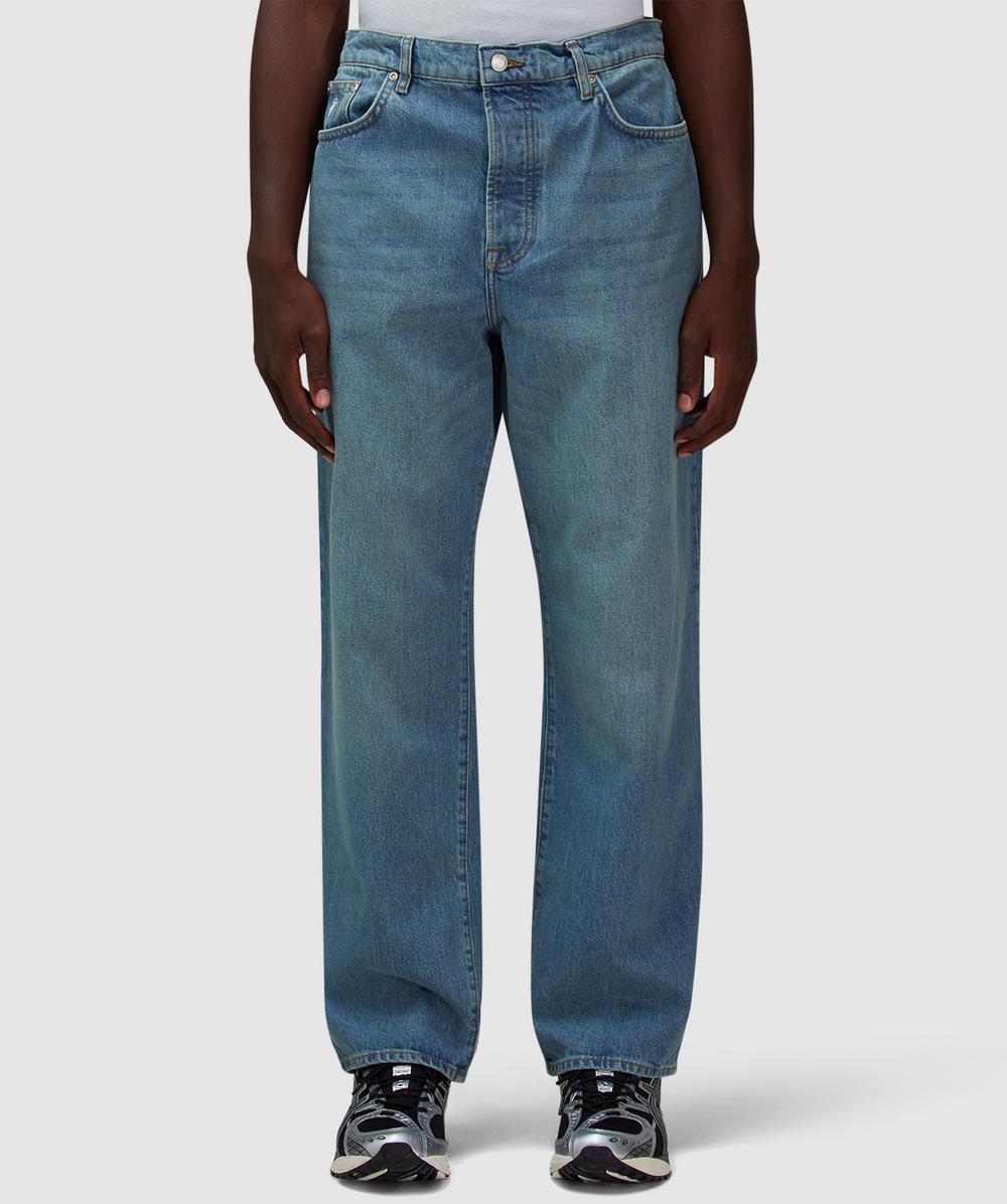 Stussy Denim Big Ol Jean (Washed in Blue for Men | Lyst