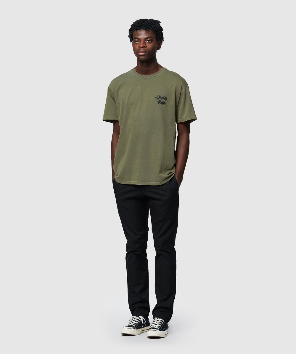 Stussy Cotton Dice Tee in Olive (Green) for Men | Lyst