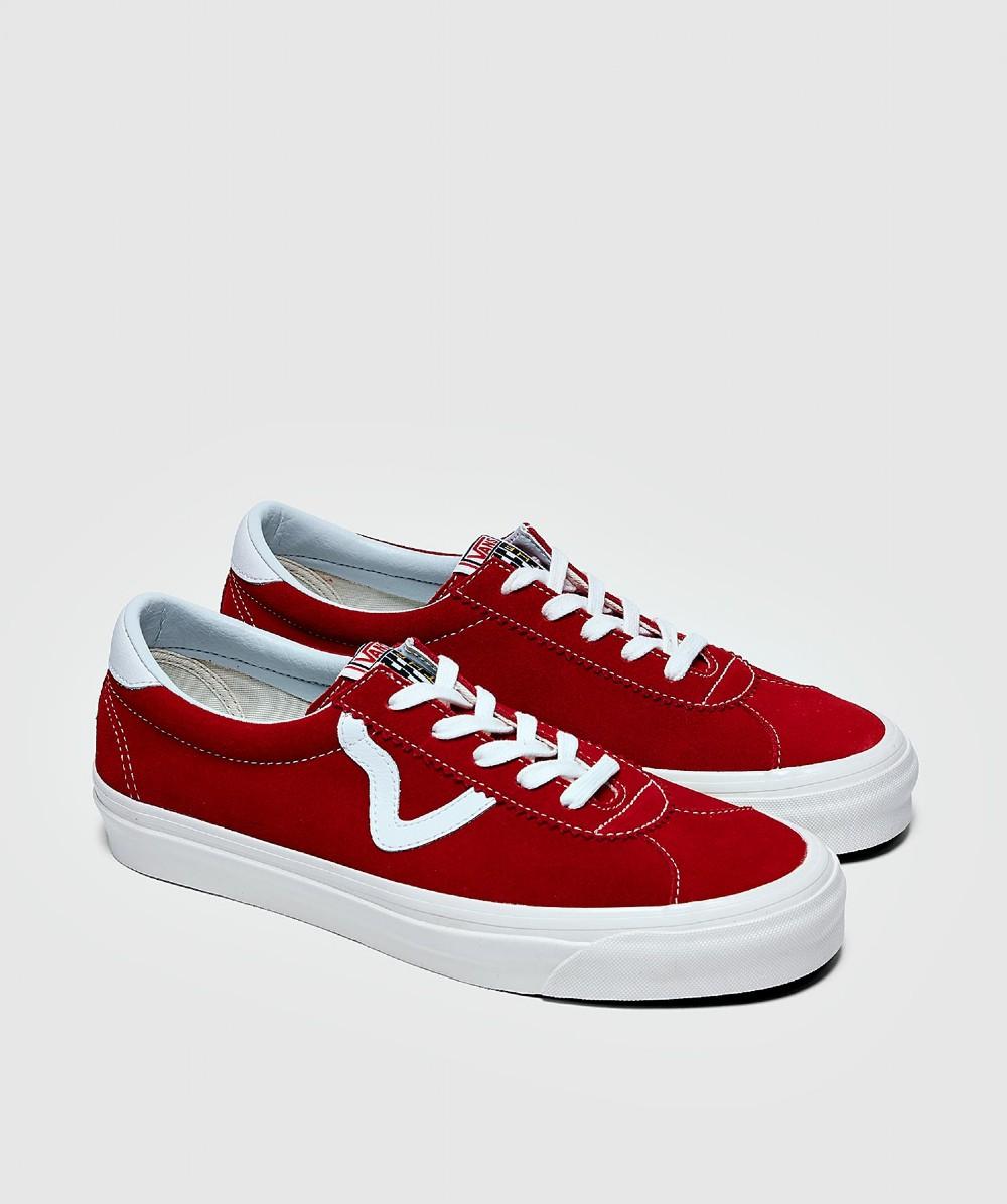 Vans Leather Anaheim Style 73 Dx Sneaker in Red / White (Red) for Men | Lyst