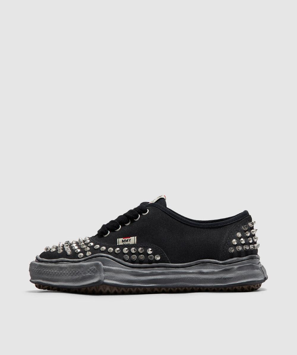 Maison Mihara Yasuhiro Baker Og Sole Studded Canvas Sneaker in