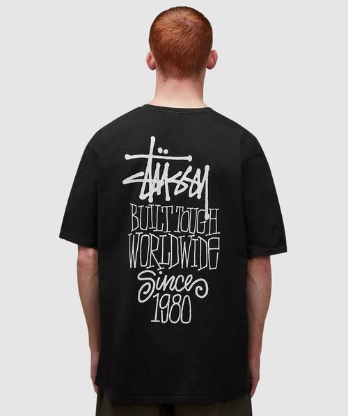 Stussy Built Tough Pigmented Dyed T-shirt in Black for Men | Lyst