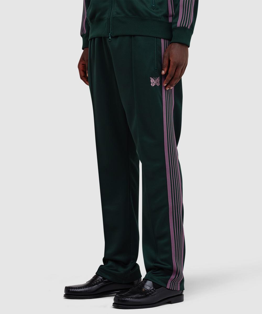 Needles Narrow Track Pant (Poly Smooth in Black for Men | Lyst