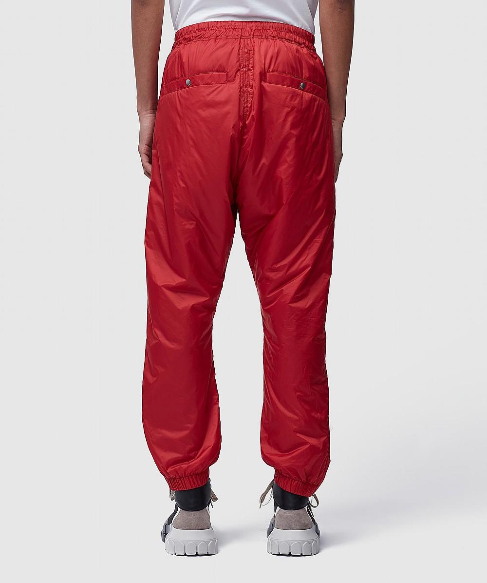 Rick Owens Cotton Wet Look Track Pants 