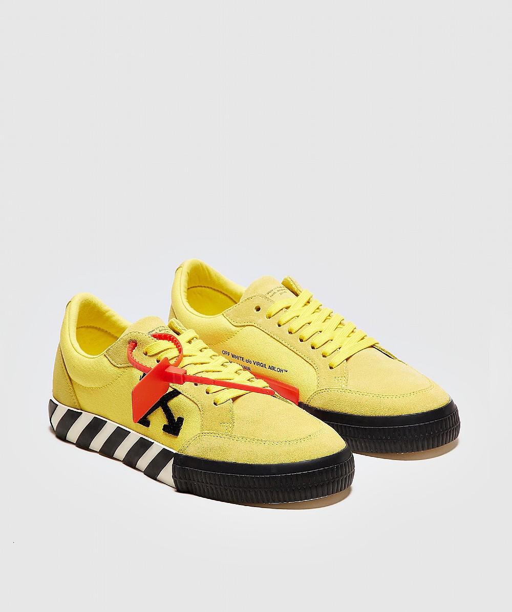 Off-White c/o Virgil Abloh Low Vulc Stripe Sneaker in Yellow/Black ...