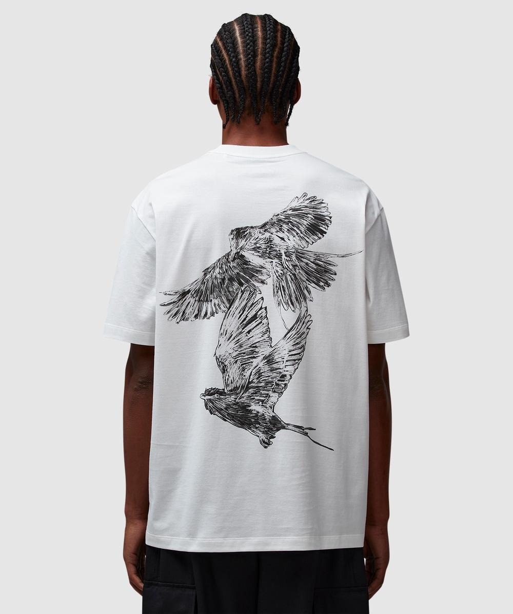 Y-3 Bird T-Shirt in Gray for Men | Lyst