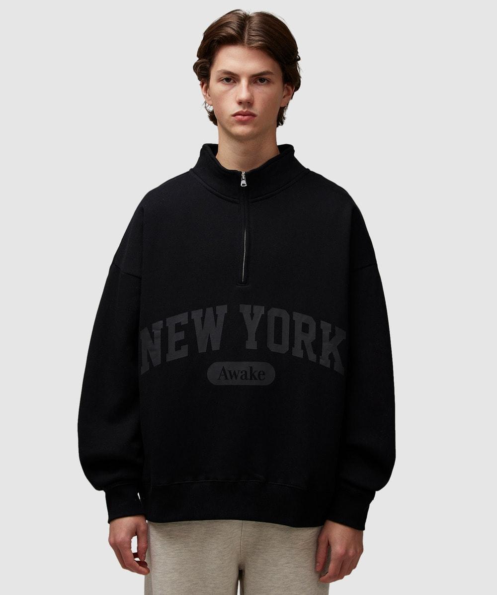 【AWAKE NY】Script Quarter Zip Sweatshirt(送料込み) AWAKE NY Script Quarter Zip in Black for Men | Lyst
