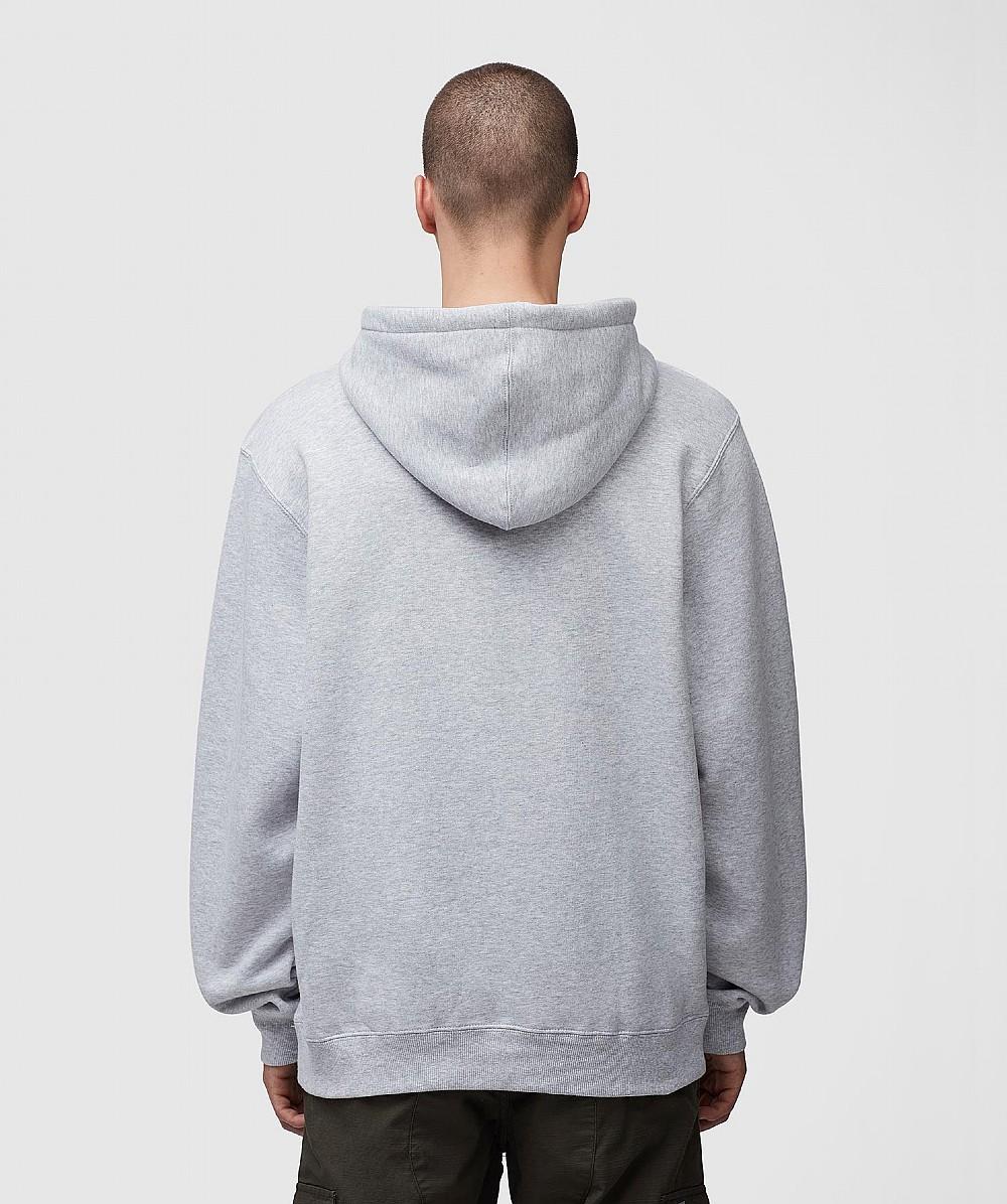 Stussy Chenille Arch Hoodie in Gray for Men | Lyst